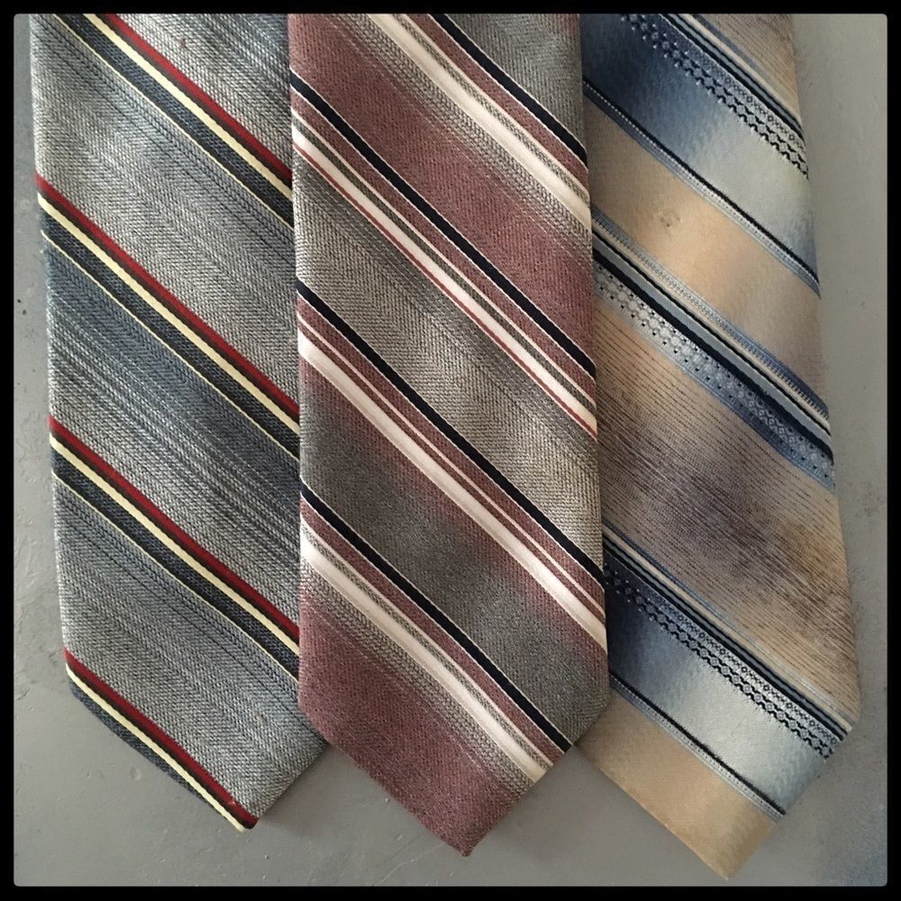Vtg Mervyn’s Men’s Collection 3” Striped …